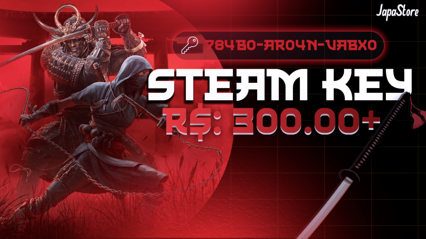 Steam Key acima de R$:300,00