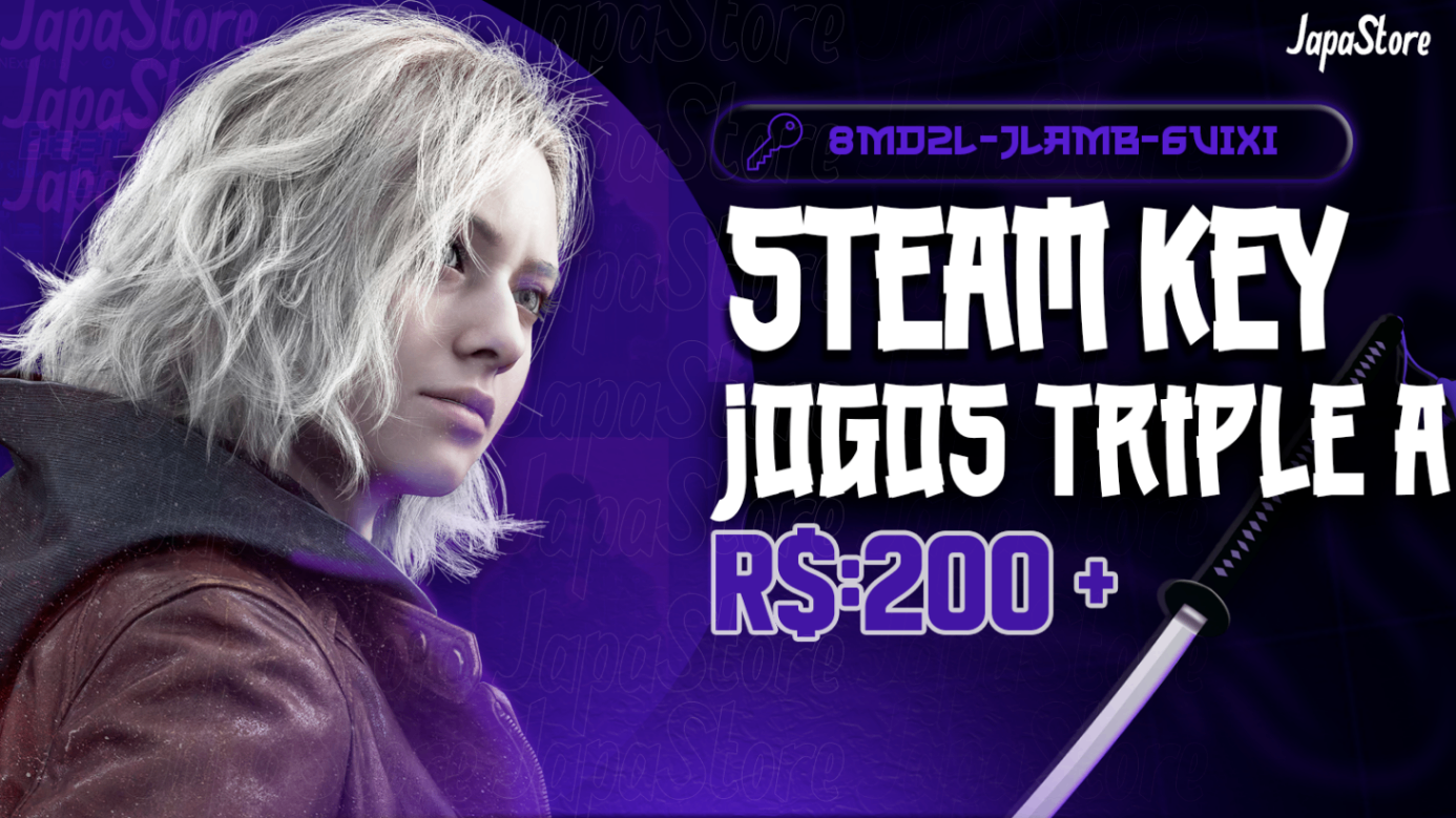 Steam Key AAA R$ 55,90